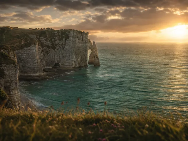 Falaises d'Étretat en Normandie